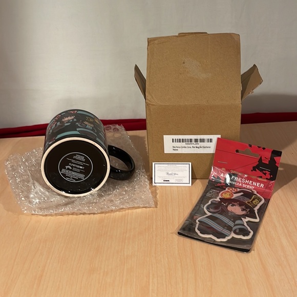 Fire Force Ceramic Coffee Mug/Vanilla Air Fresher. - Picture 6 of 8